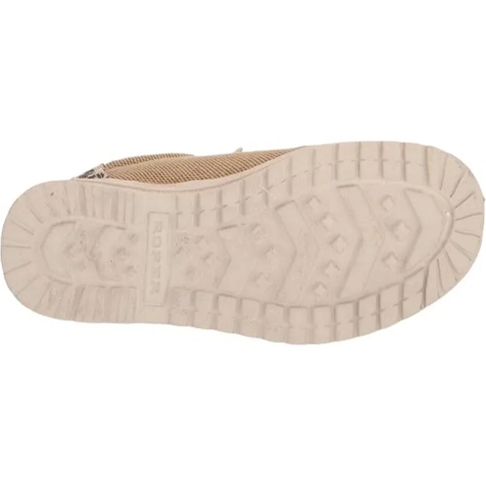 Roper Hang Loose Kids Loafers Size 3 Little Kid Tan Multicolor Moc Toe Slip On